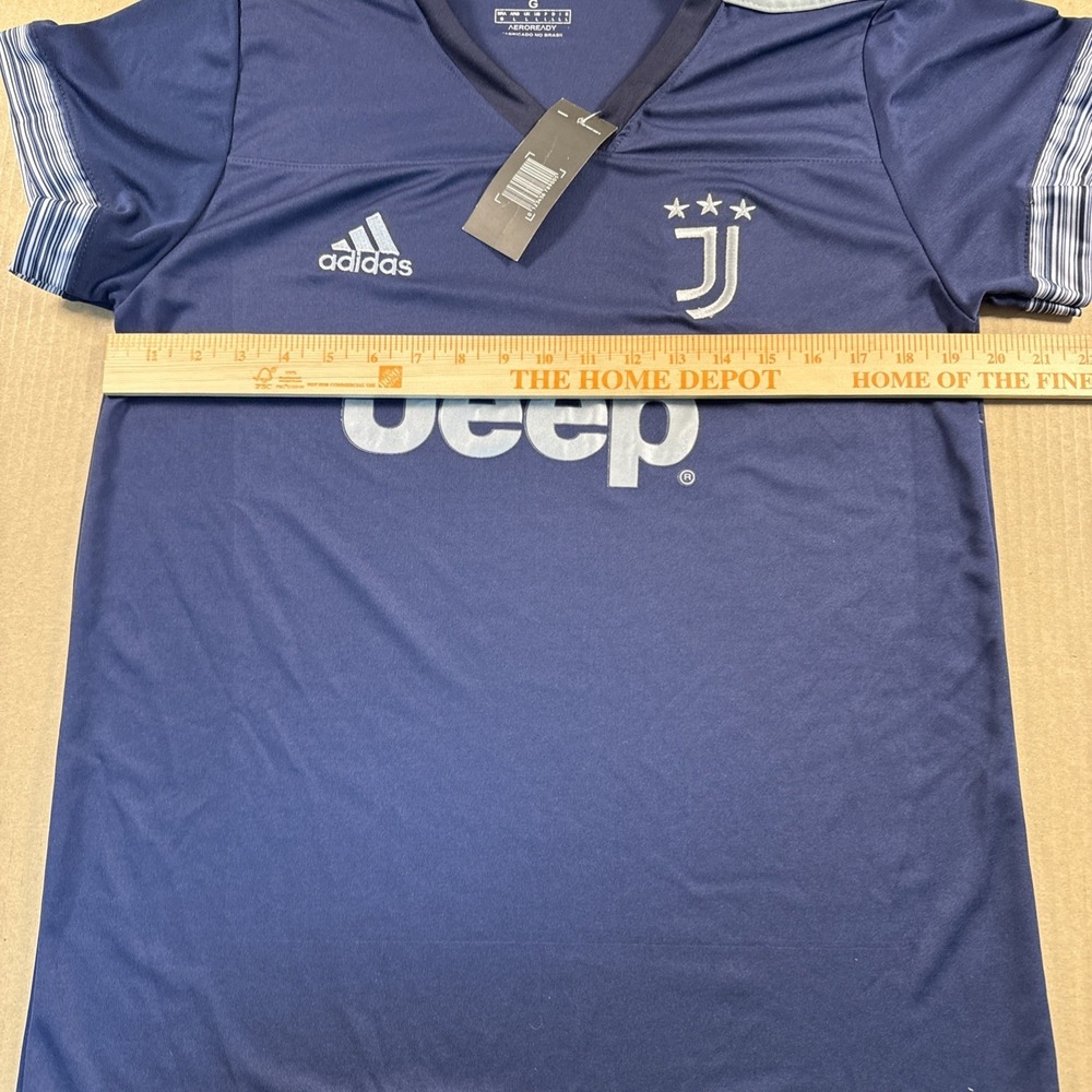 Juventus Navy Blue Away Aeroready Adidas‎ Jersey Mens Large Soccer, NWT - Picture 7 of 9
